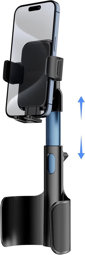 Tryone Cup Phone Holder Mount for Car: Upgrade Aluminum Adjustable Rod Cell Phone Cup Holder Stand for Auto | Truck SUV Compatible with iPhone & Samsung & All 4.0-7.0 Inches Smartphone