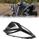 Front Fascia Radiator Cover Hood for Raptor 700, Plastic Panel Grill Nose Cover for Yamaha Raptor 700 700R 2013-2025 Accessories, Replace OEM#1PE-F3391-60-00