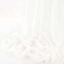 MLMW Ivory Chiffon Fabric Sheer Fabric by the Yard 10 Yards 60" Wide Wedding Arch Draping Fabric Sheer Fabric for Party Backdrop Curtain Arch Ceiling Decor