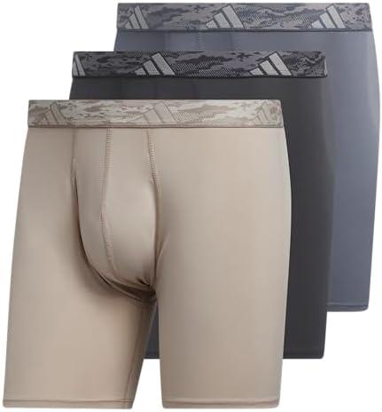 adidas Men's Microfiber 3-Pack Boxer Brief M adidas Men's Microfiber 3-Pack Boxer Brief M