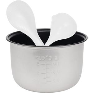 2L Household Rice Cooker Inner Pot Replacement,Rice Cooker Liner Non-stick Rice Cooking Container Electric Cooker Accessories for Home Kitchen Shop