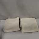 Window Curtains, 40" x 64", Beige, Set of 2