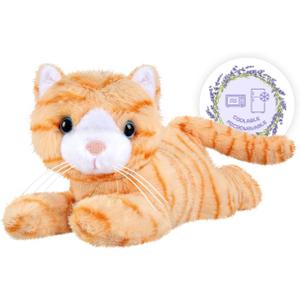 Heatable & Coolable Orange Cat Stuffed Animals, Cute Microwavable Heating Pad Plushies for Soothing & Relaxation, Stuffed Cat Plush Toys, Orange Cat Plushie Toys Gifts