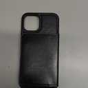 KIHUWEY Compatible with iPhone 14 Wallet Case Credit Card Holder, Premium Leather Kickstand Flip Hidden Magnetic Clasp Durable Shockproof Protective Cover for iPhone 14 6.1 inch (Black)