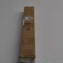 Black Wrap Around Curtain Rods:5/8" Small Blackout Adjustable Window Curtain Rod for Bedroom Kitchen Apartment Renter Friendly,Room Darkening Curved Drapery Rods Easy Install,Matte Black 36-72"