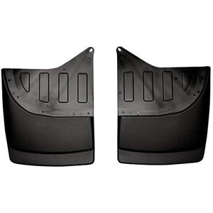 Husky Liners Mud Guards | Dually Rear Mud Guards - Black | 57351 | Fits 2001-2007 Chevrolet Silverado/Sierra 3500 w/ Dual Rear Wheels 2 Pcs