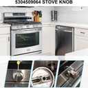 5304502763 Stove Knobs Replacement for Frigidaire Stove Replaces PS11724147 AP5984069 - Only Compatible with Frigidaire Gas Range/Oven/Stove Knobs 5 Pack