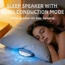 2026 New Bluetooth Pillow Speaker Pro for Sleeping, Under Pillow Speaker with Sleep Timer & White Noise, Thin Speaker for Bed, Hi-Fi Sound, 48H Battery, Type-C, Private Listening for Adults & Kids