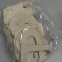 4 Inch 94 Pieces Wooden Letters Unfinished Wood Alphabet Letters for Crafts with Extras,Wall Decor