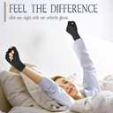Copper Arthritis Compression Gloves Women Men Relieve Hand Pain Swelling and Carpal Tunnel Fingerless for Typing, Support for Joints, Large