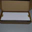 Forbena Floating Bathroom Shelves Wall Mounted, Aesthetic White and Gold Shelves for Bathroom Accessories, Modern Bathroom Organizer with Tower Bar for Wall Decor Storage Small Spaces, Set of 2