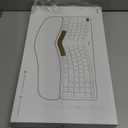 Nulea RT05 Wireless Ergonomic Keyboard, Split Keyboard with Wrist Rest, USB-C Charging, 7-Color Backlight, Natural Typing, Bluetooth and USB Connectivity, Compatible with Windows,Mac (White)