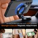 Rayboen Magnetic Case for Samsung Galaxy S24, Compatible with Magsafe, Matte Skin-Feel Solid Dual-Tone Integrated Hard PC Shell, Durable Shockproof Protective Phone Cover for S24, Matte Blue