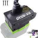 Adapter for Ryobi for Dyson V6 Battery,for Dyson V6 Series Vacuum Cleaner, Convert for SV03 SV04 SV09 DC62 DC59 Animal Battery(only Adapter)