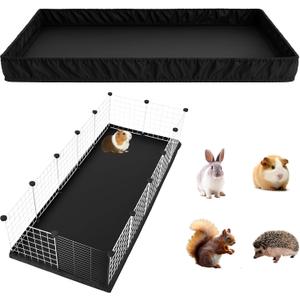 PJYuCien Guinea Pig Cage Liner, Waterproof Liner for C&C Guinea Pig Cage, Easy to Install, Suitable for Guinea Pigs, Rabbits, Totoro, Hedgehogs, Ferrets, Small Animals, Not Include Cage (24" X 60")