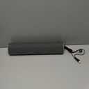 SOULION R50 Bluetooth Computer Speakers, 3.5mm PC Sound Bar for Desktop Monitor, Wired USB Powered & Colorful LED Lights with Switch Button, Surround Sound Soundbar PC Spearkers for Computer (Dark Grey)