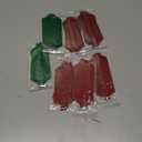 12 Pcs Large Christmas Bows for Gift Wrapping, 5 inch Xmas Pull Bows Christmas Ribbon for Presents, Tree, Wine Bottles, Festive Decorations - Red + Green