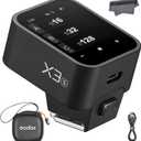 GODOX X3 X3S X3-S TTL Touchscreen Flash Trigger Compatible with Sony Cameras, 2.4G Wireless OLED Transmitter, Built-in 850mAh Lithium Battery (X2T-S XPro-S XProII-S Upgrade Version)