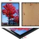 Medog 18x24 Poster Frame Black, Display Pictures 18x24 Picture Schools Colleges Sign Frame, 2 Pack