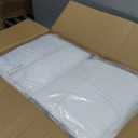 ETERNA Hazmat Suits- 20 Pack Disposable Protective Coveralls with Hood, Zipper, Elastic Wrists, Shoe Covers for Men & Women, Shield from Dirt, Dust, Paint (White, Large)