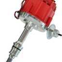 Complete Ignition Distributor Replacement For SBF Small Block Ford 260 289 302 5.0 Ignition HEI Distributor with 65K Volt Coil 1030213 PE330U Red Cap