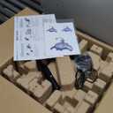 Hydrus Pool Vacuum for Above Ground Pools, Cordless Robotic Pool Cleaner, Automatic Rechargeable Pool Robot Lasts 90 Mins, Powerful Suction, Self-Parking, Ideal for Flat Swimming Pools up to 50Ft (Black)