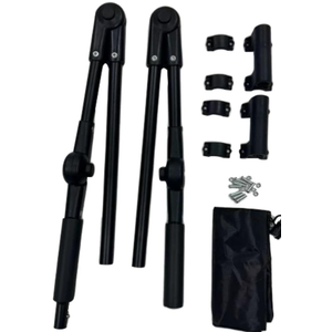 ‎Folding Wagon Push Handle Attachment Foldable Push Pull Bar Replacement for Camping Grocery Carts Garden Carts Accessories