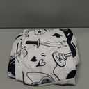 Rock and Roll Bed Sheet Set Twin Size,Kids Musical Notes Bass Guitar Headset Print Sheet Set Room Decor,Cute Stars Skull Heart Black Sketch Bedding Set for Boys Teens,(1 Fitted+1 Flat+1 Pillowcase)