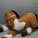 MaoGoLan Large Horse Stuffed Animal, Big Horse Plush Toy for Girl Boy, Ridable Stuffy Pony for Kid, Stuffed Pony Plush Pillow for Baby Shower, Mother's Day Birthday Gifts, Party Favor Decor, 47 inches