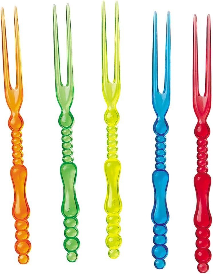 Mini Plastic Cocktail Forks, 25ct