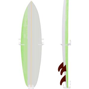 Yousoontic Surfboard Wall Mount Clear Acrylic Surf Board Display Indoor Wall Decor Vertical Surfboard Rack for Shortboards Fish Boards,and Funboards,Holds 50 Lbs