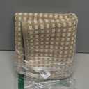 Deluxe Bathtub Mat Non Slip, Soft Foam Bath Mats for Bathroom Tub, Bathtub Mat with Drain Holes, Suction Cups- 36 X 17 - Light Khaki