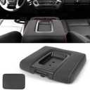 22881398 Center Console Armrest Lid Cover, Jet Black, Fits 40/20/40 Split Bench Seat, Compatible with 2014-2019 Chevy Silverado GMC Sierra 1500 2500 HD 3500 HD, 2015-2020 Tahoe Suburban Yukon Escalade