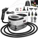 Goyappin Handheld Steam Cleaner for Home, 2500W High Pressure Steam Cleaner for Car Detailing, 3 Steam Levels, 1600Ml Tank, High Heat Steamer for Bed Bugs, Couch, Furniture, Kitchen, Bathroom, Floors