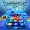 144GB MP3 Player with Bluetooth and WiFi, 4" Full-Color Touch Screen MP3 Music Player with Spotify, Pandora, YouTube, Amazon Music, Libby, Android Mainstream Media MP4 Player for Kids, Black