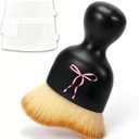 Bow Car Detailing Brush Soft Bristle Cars Interior Cleaning Brush,Automotive Dust Brushes with Protective Cover,Cute Bow Car Accessories for Vehicle Gentle Detailing Care,Bows Gifts for Women