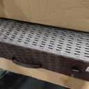 Outdoor Chaise Lounge Chair for Pool, Patio Bench Waterproof Sunbed,Mocha, 73.5 inches x 23.5 inches x 11.5 inches