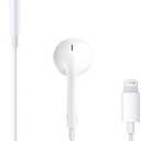 Apple EarPods Headphones with Lightning Connector, Wired Ear Buds for iPhone with Built-in Remote to Control Music, Phone Calls, and Volume