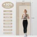 Extra Long & Wide Yoga Mat for Tall Men & Women,76''x32.6''x7mm - High Density TPE Non-Slip Both Sides, Lightweight 1.1kg with Superior Cushioning for gymnastics, Pilates, Home, Workout