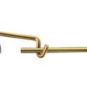 Dreyoo Pressure Assist Toilet Lever with Linkage Compatible with 99-571-KT, Left Hand Trip Lever Compatible with Gerber Ultra Flush Pressure-Assisted Toilet Tank, Left Hand, Polished Chrome