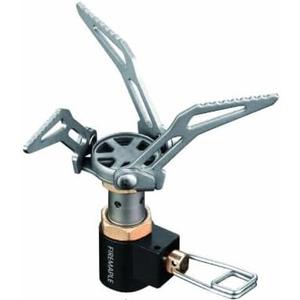 Fire-Maple FMS-300T Ultralight Titanium Backpacking Camping Gas Stove | 2600W Pocket Backpacking Cooking Folding Burner | Outdoor Trekking Hiking Fishing (Black)