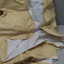 Pioggia Vinyl Tablecloth with Flannel Backing Rectangle Waterproof Oil-Proof Plastic Table Cloth Wipeable PVC Table Cover for Indoor and Outdoor (Beige, 60 x 84 Inch)