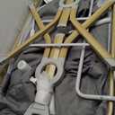 Larex Baby Bassinet Bedside Sleeper Crib Co Sleeper for Newborn Infant Toddler with Mosquito Net, Storage Bag & Basket, 5-Height Adjustable, Movable Wheels, Breathable Mattress & Mesh (Dark Gray)