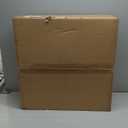 24" Bladeless Ceiling Fan with RGB Light Remote, Smart LED Ceiling Fans with Voice/App Control, Modern Low Profile Dimmable Light Ceiling Fan for Bedroom Living Room White