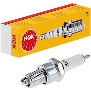 Pack of 2 NGK Genuine BP6ES Spark Plug - silver/white