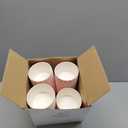 Zubebe 60 Pieces 9 oz Paper Ice Cream Cups Dot Striped Gingham Snack Paper Red Ice Cream Bowls Disposable Party Bowls Soup Cups Dessert Yogurt for Sundae Hot or Cold Food for Parties, BBQ, Events
