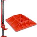 Big RED 60" Ratcheting Off Road Utility Farm Jack,Heavy-Duty Farm Jack for Tractor, Truck, SUV, 3 Ton (6,000 lb) Capacity, Red