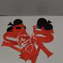 Lucky in Love Banner - Las Vegas Bridal Shower Decor, Casino Theme Blackjack Game Night Wedding Engagement Bachelorette Party Decorations Red Glitter