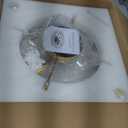 RGB Ceiling Fans with Lights, 22" Low Profile Ceiling Fan with Light,Smart Bladeless LED Fan Light with Remote/APP Control,Black Ceiling Fan for Bedroom