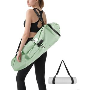 Yoga Mat Bag, with Water Bottle Pocket and Big Wet Pocket & Yoga strap & Large Capacity, Stylish & Functional Fitness Mat And Essential items for Women & Men